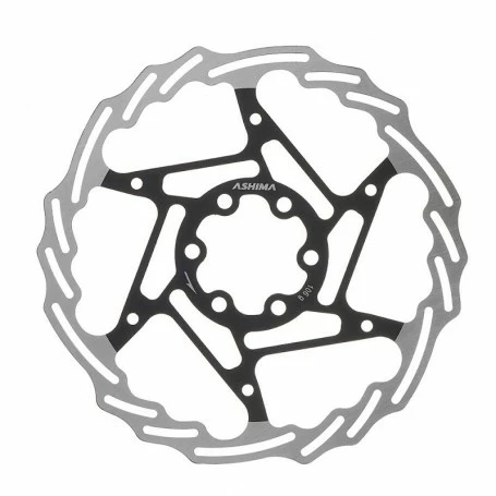 Disco Freno 6 Fori ASHIMA Aro-19 160mm Nero 1 Disco Freno 6 Fori ASHIMA Aro-19 160mm Nero