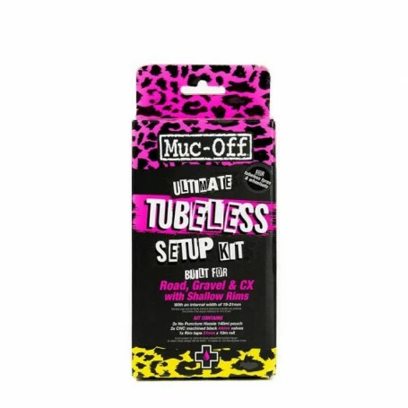 KIT TUBELESS MUC-OFF ULTIMATE SETUP STRADA 60MM. -Vendite Copertoni kit tubeless setup strada 60mm